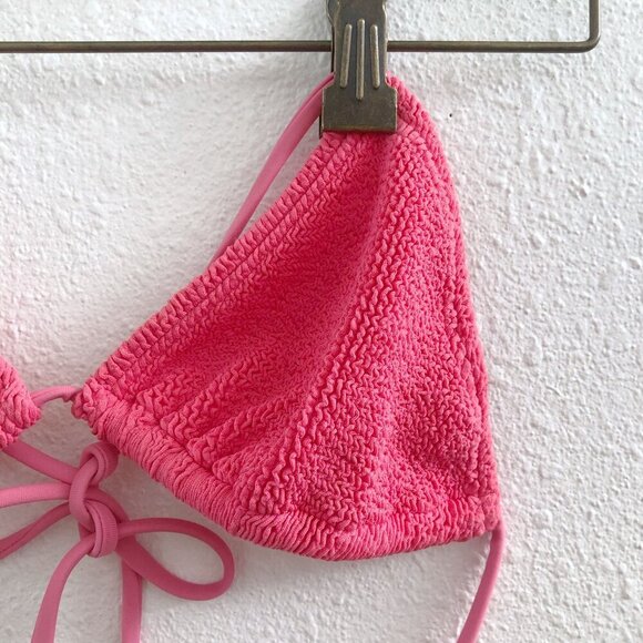 NWT LOVE & BIKINIS Jamaica Triangle Strings One Size Bikini SET O/S - Picture 4 of 11